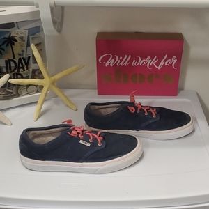 Girls SUEDE VANS SZ 3